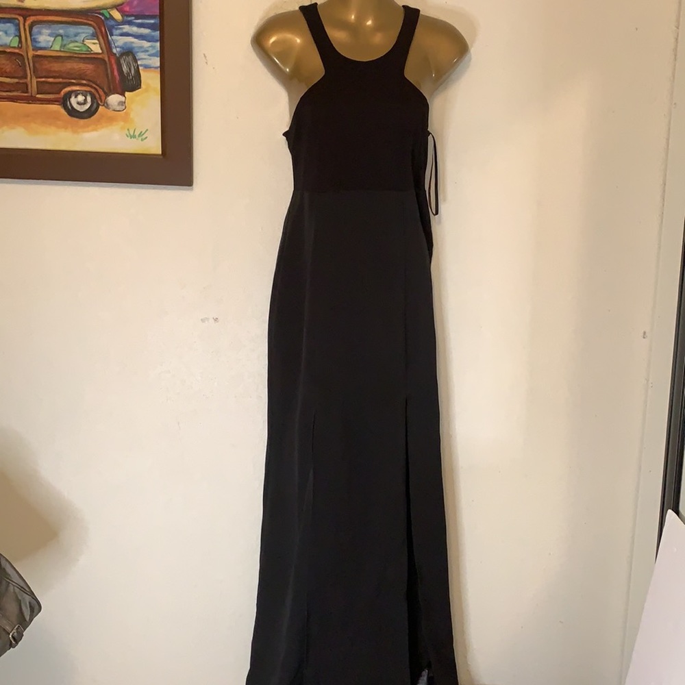 G by guess Black halter Maxi dress